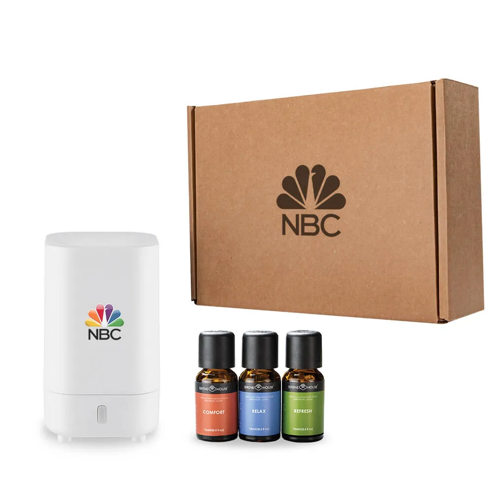 Essential Oil Spa Gift Set with Diffuser - 11 x 6.5 x 2.75 in