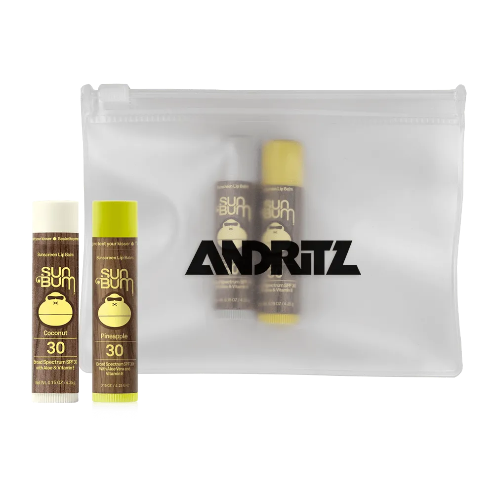 Lip Balm Kit SPF 30 Pineapple Coconut - 5.5 x 4.1 in