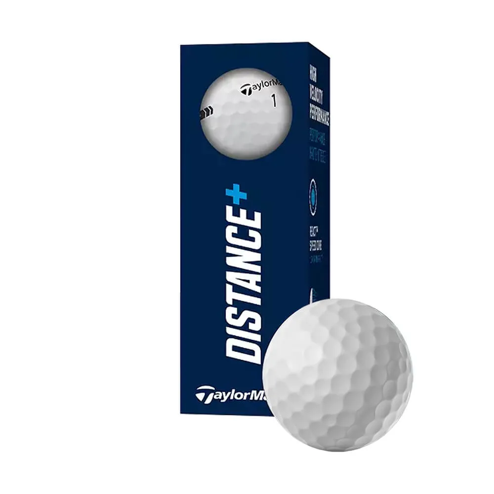 TaylorMade Golf Balls Distance+ Extended Flight Dimple - (3 Pack) - product view 4