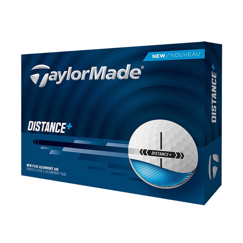 TaylorMade Golf Balls Distance+ Extended Flight Dimple - (12 Pack) - product view 6