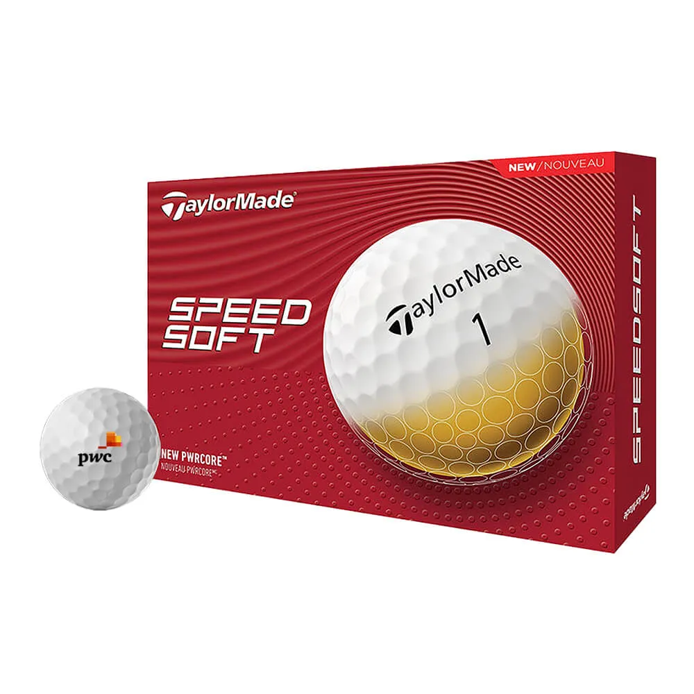 TaylorMade Golf Balls SpeedSoft Ultra-Soft Feel - (12 Pack)