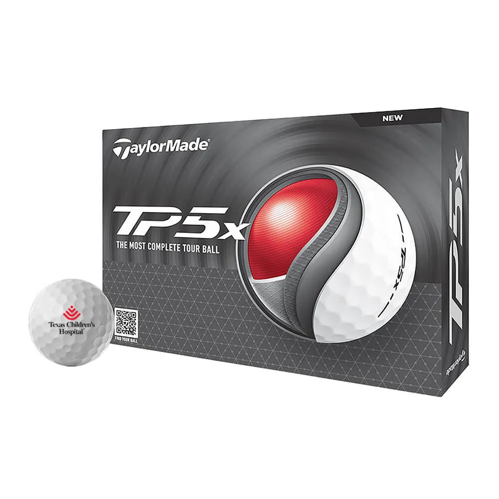 TaylorMade Golf Balls TP5x Five-Layer Tour Ball - (12 Pack)
