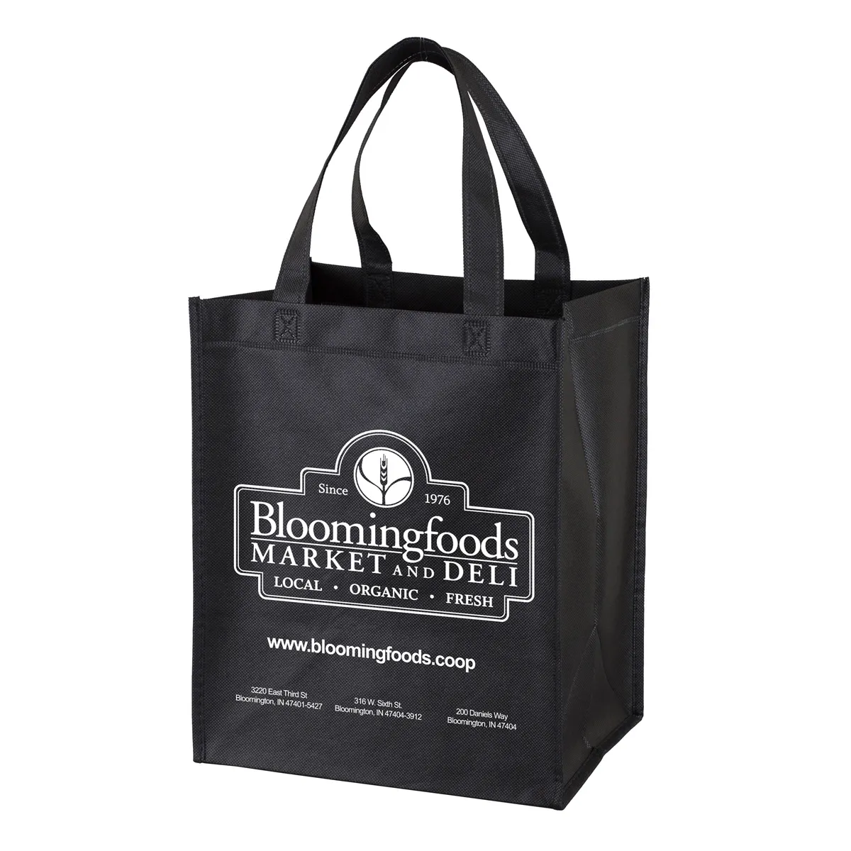 Custom Tote Bag Large Imprint Non-Woven Grocery - 10 x 12 in - product view 7