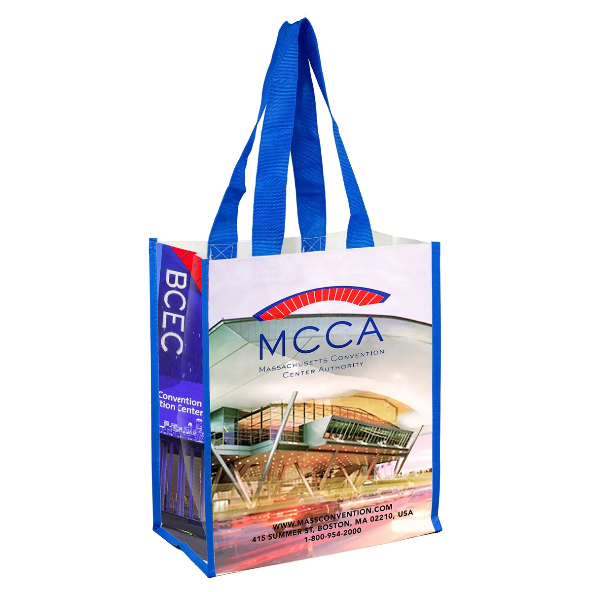 Woven Tote Bag Full Color Laminated 120GSM Strong - 12 x 14 in