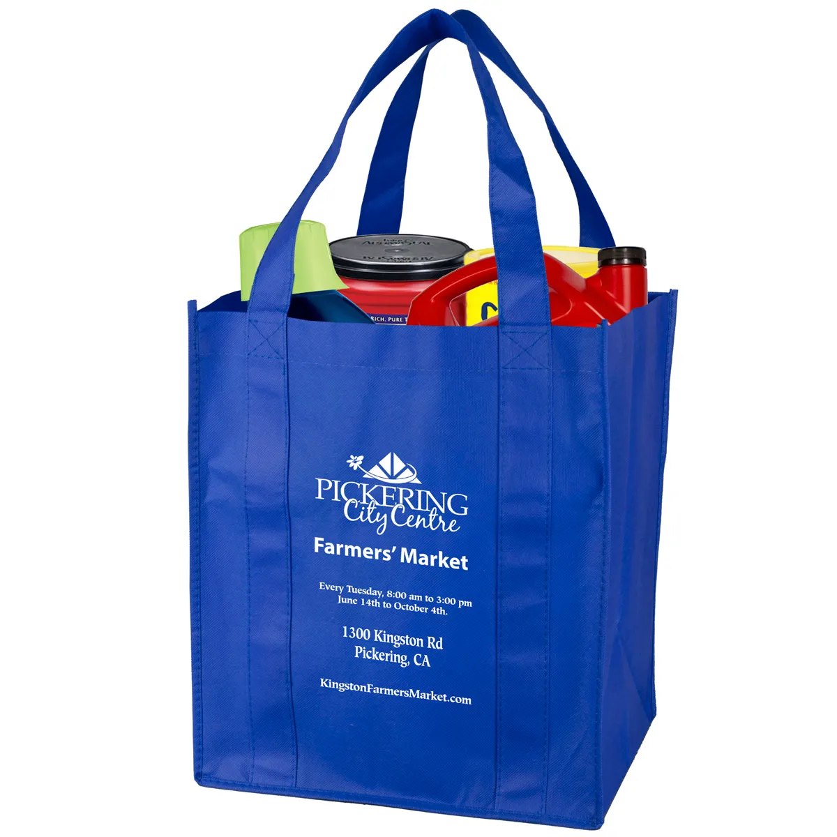 Super Mega Grocery Tote Bag Reinforced Bottom - 13 x 15 in - product view 7