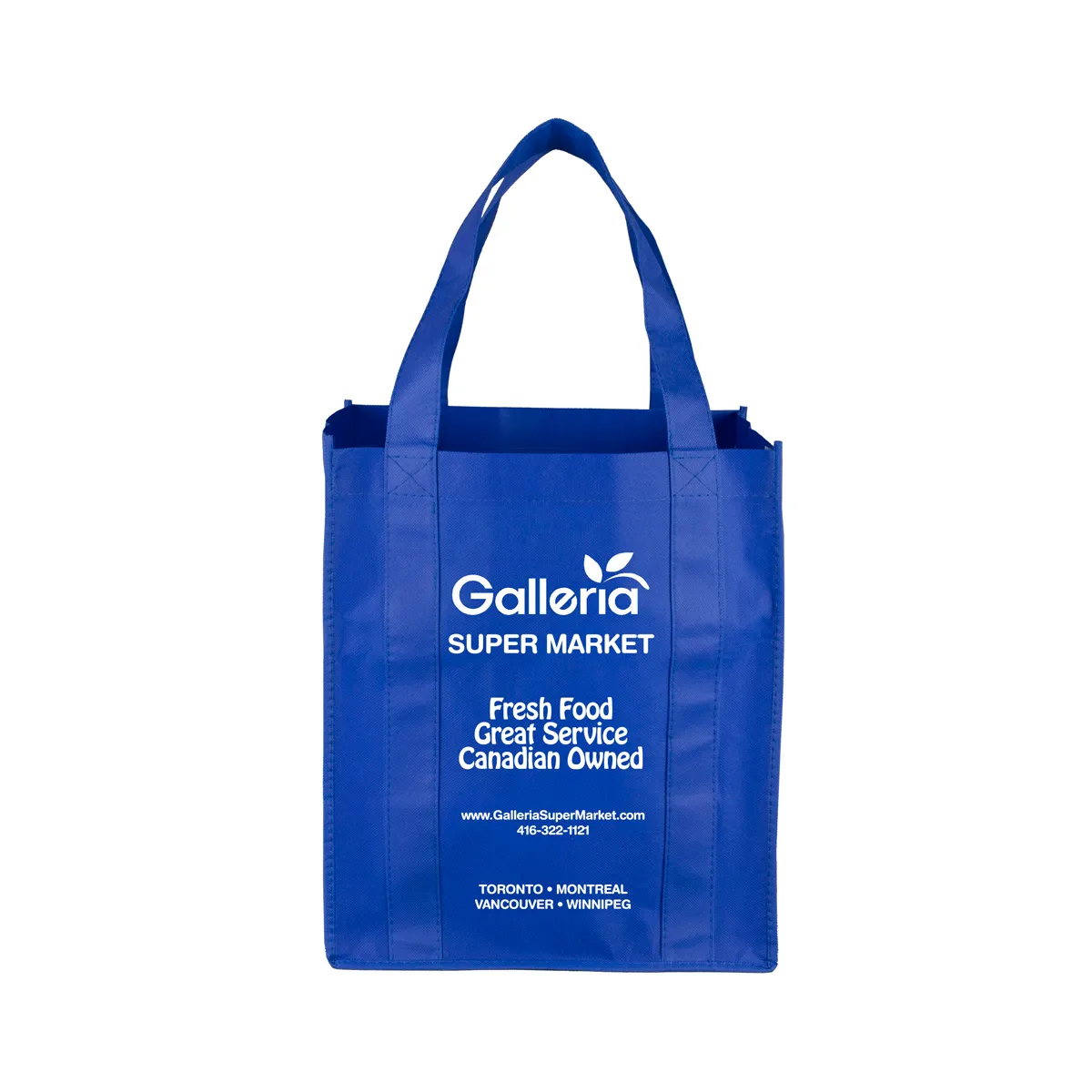 Super Mega Grocery Tote Bag Reinforced Bottom - 13 x 15 in - product view 15