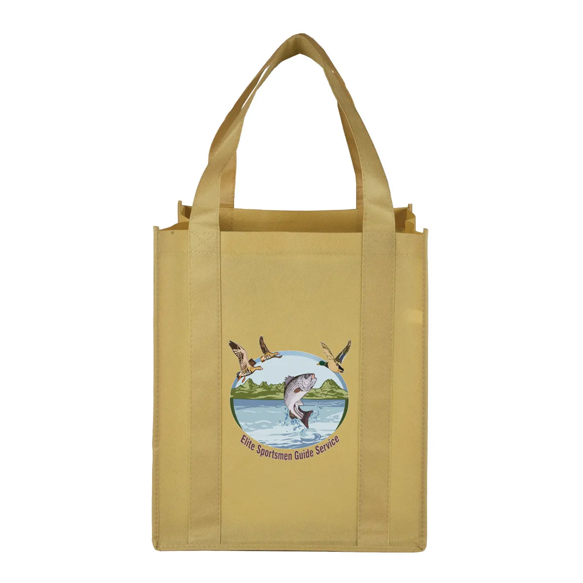 Super Mega Grocery Tote Bag Reinforced Bottom - 13 x 15 in - product view 23