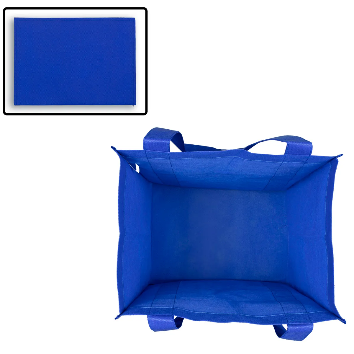 Super Mega Grocery Tote Bag Reinforced Bottom - 13 x 15 in - product view 43