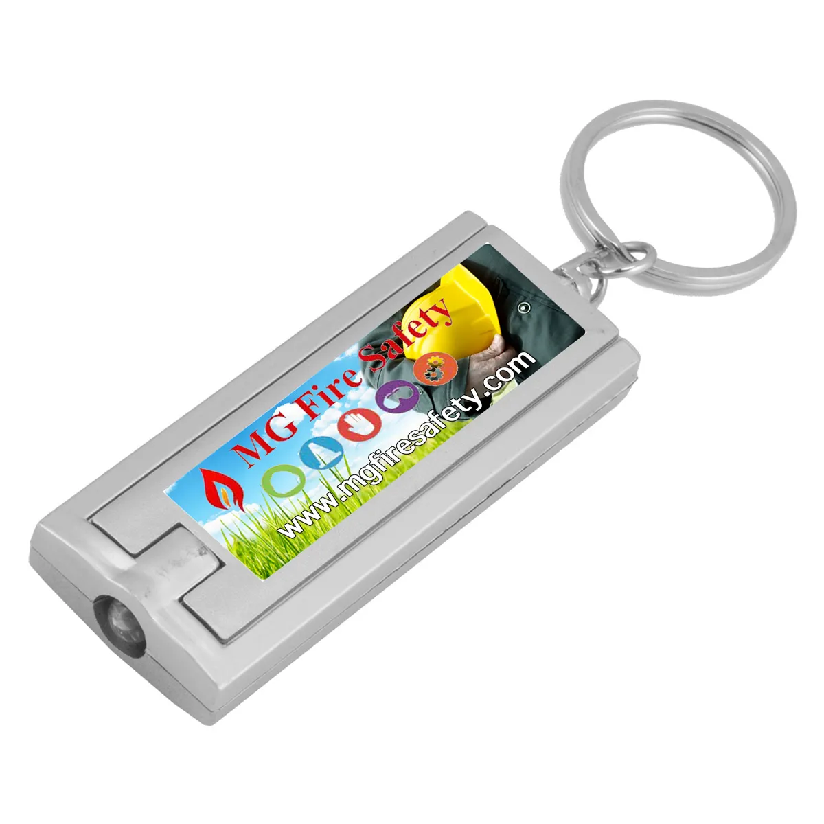Custom Keychains LED Keylight Full Color ABS Plastic - 2.4 x 1 in - product view 5
