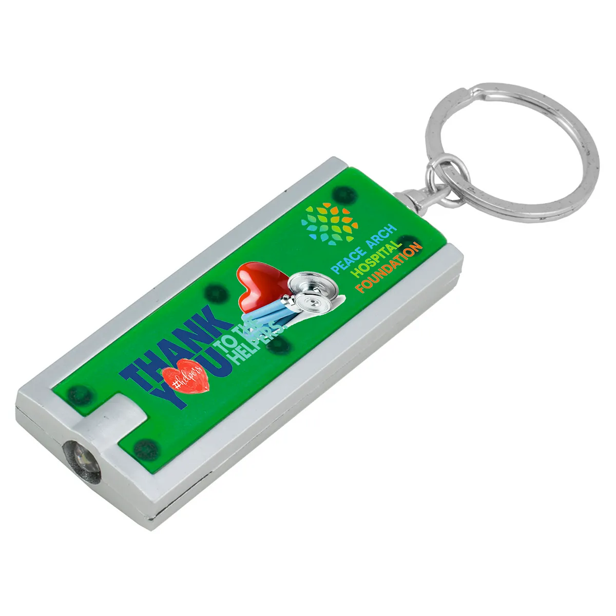 Custom Keychains LED Keylight Full Color ABS Plastic - 2.4 x 1 in - product view 6