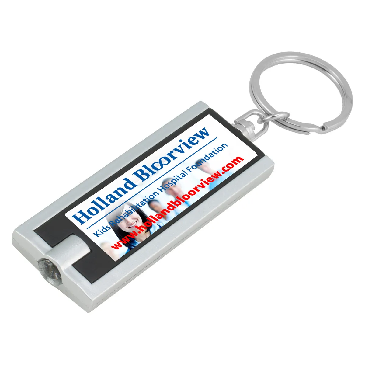 Custom Keychains LED Keylight Full Color ABS Plastic - 2.4 x 1 in - product view 7