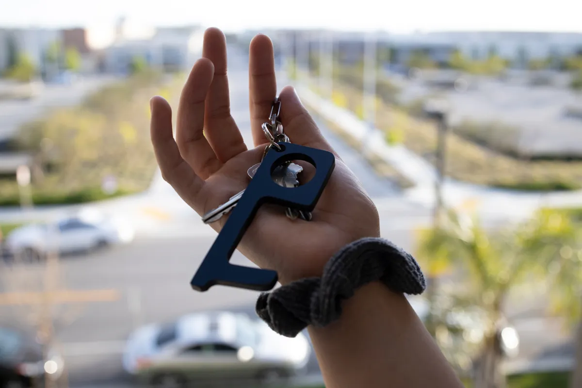 Touchless Sanitary Key Black Acrylic Door Opener - 4 x 1.5 in - product view 26