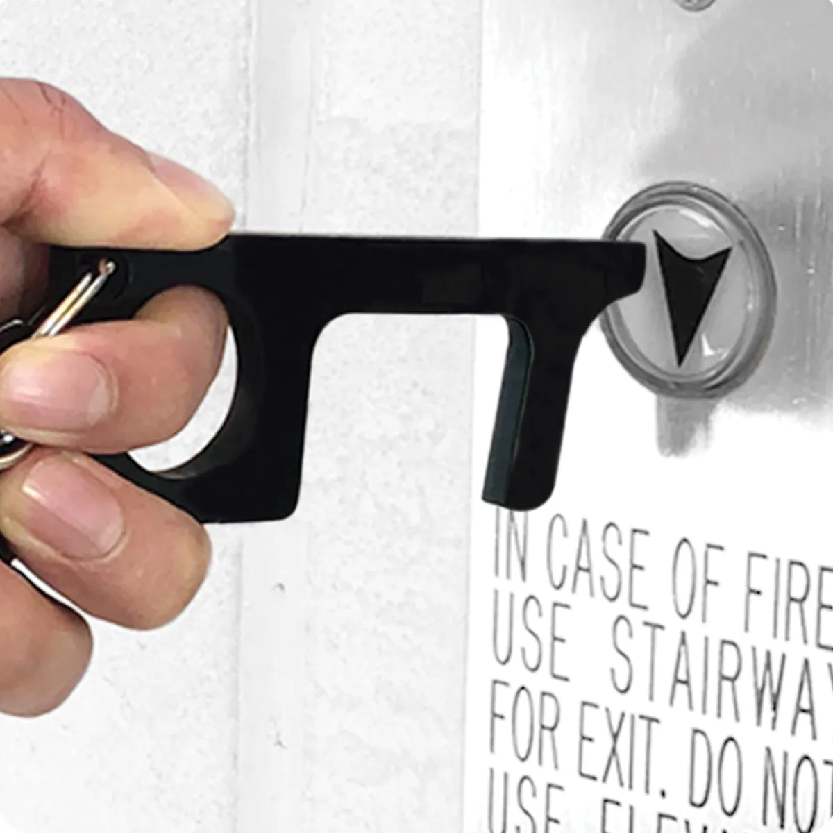 Touchless Sanitary Key Black Acrylic Door Opener - 4 x 1.5 in - product view 33