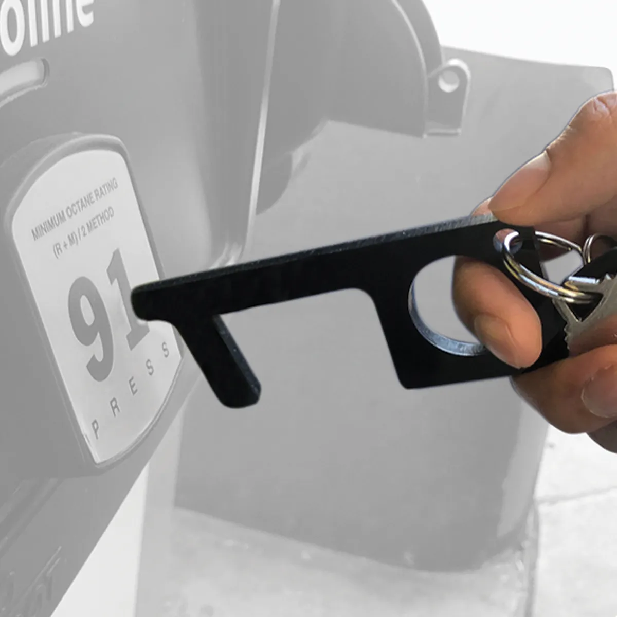 Touchless Sanitary Key Black Acrylic Door Opener - 4 x 1.5 in - product view 35