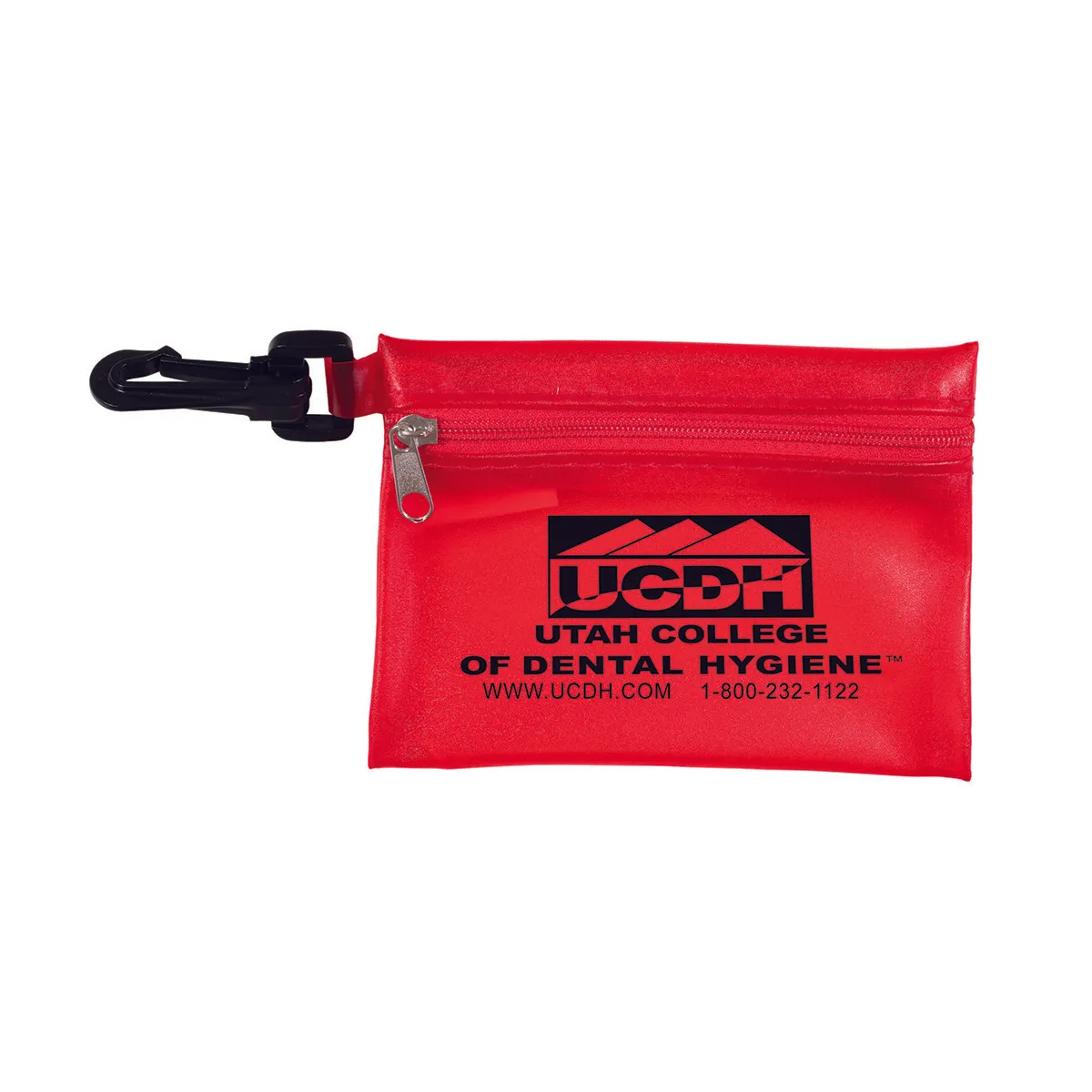 Translucent Storage Pouch Zipper Acrylic Hook - 4.9 x 3.5 in - product view 5