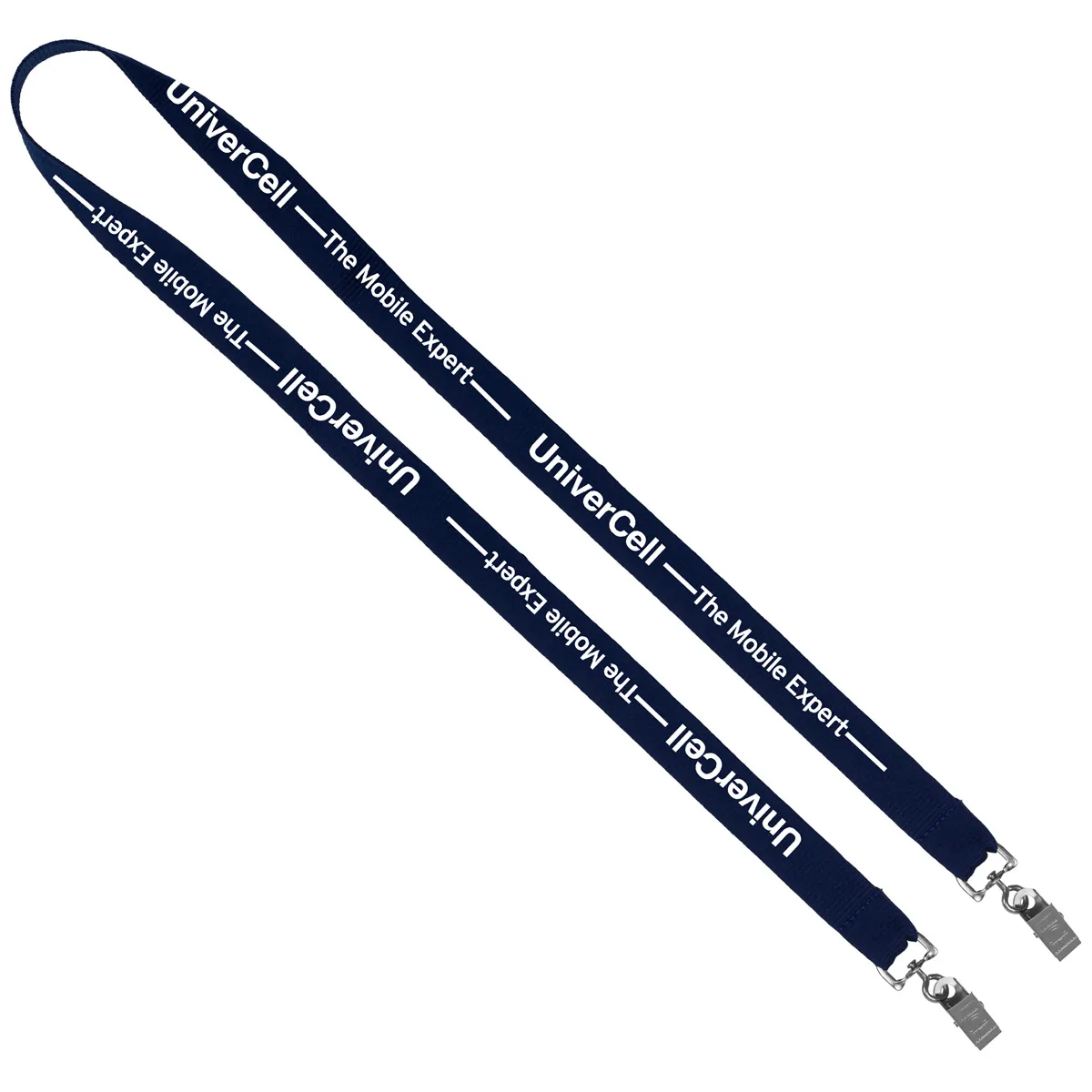 Custom Lanyards Dual Attachment Polyester Silkscreen - 18 x 0.75 in - product view 9