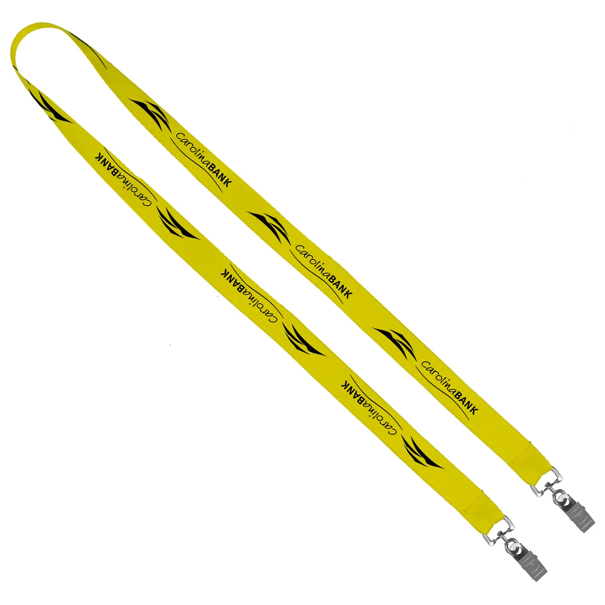 Custom Lanyards Dual Attachment Polyester Silkscreen - 18 x 0.75 in - product view 23