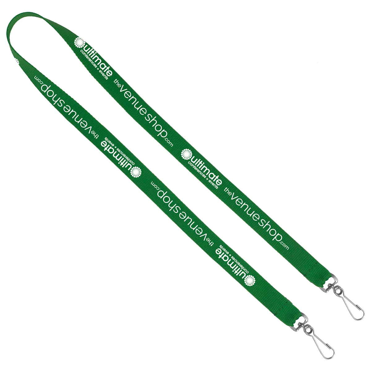Custom Lanyards Dual Attachment Polyester Silkscreen - 18 x 0.75 in - product view 31