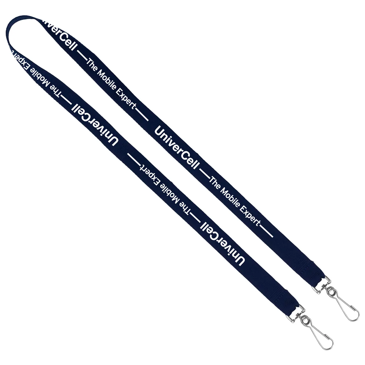 Custom Lanyards Dual Attachment Polyester Silkscreen - 18 x 0.75 in - product view 33