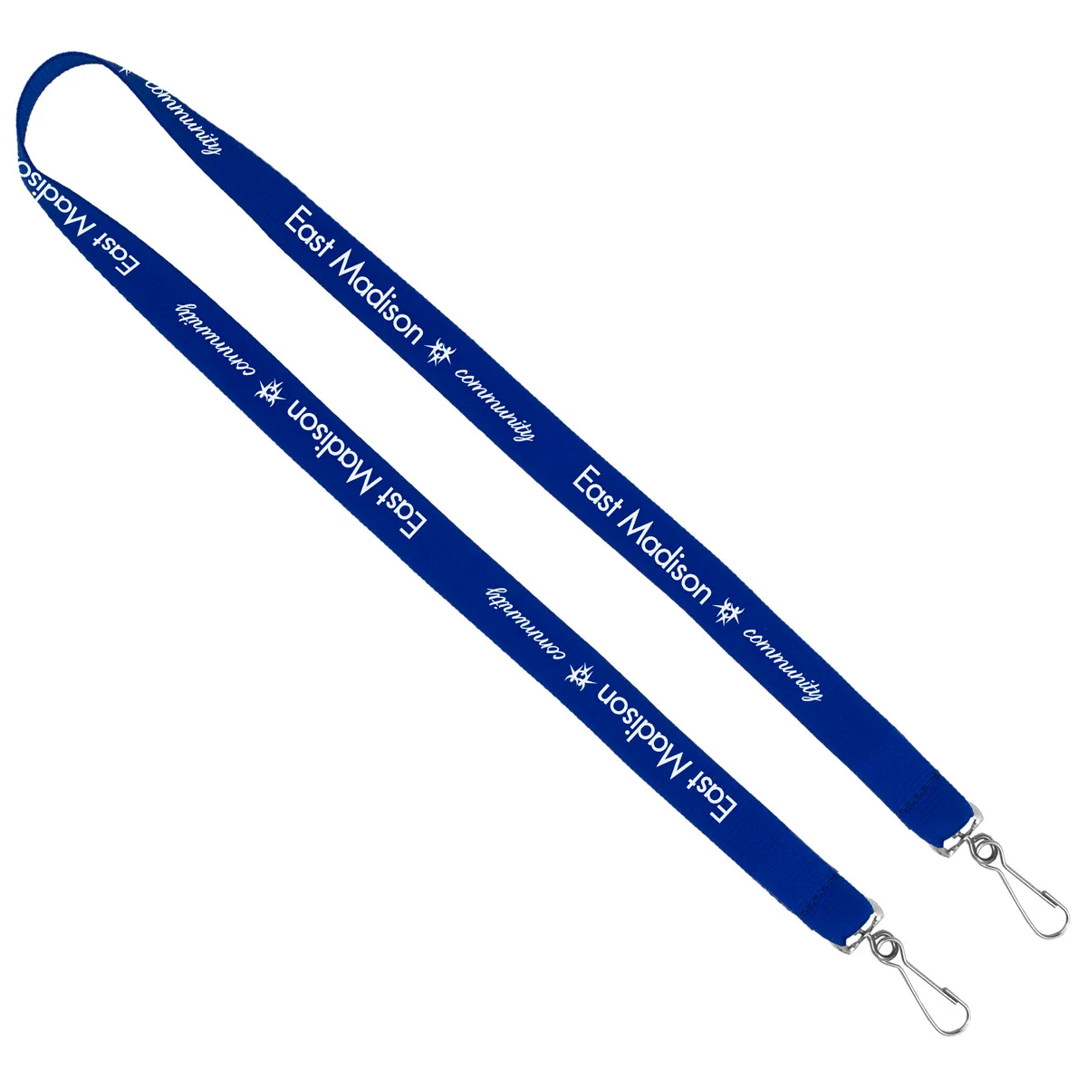 Custom Lanyards Dual Attachment Polyester Silkscreen - 18 x 0.75 in - product view 39