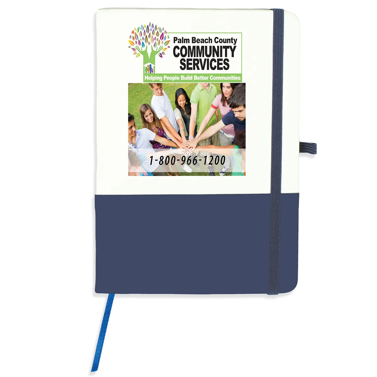 Notebook with Pen Loop PVC Cover Lined Pages - 5 x 7 in - product view 6