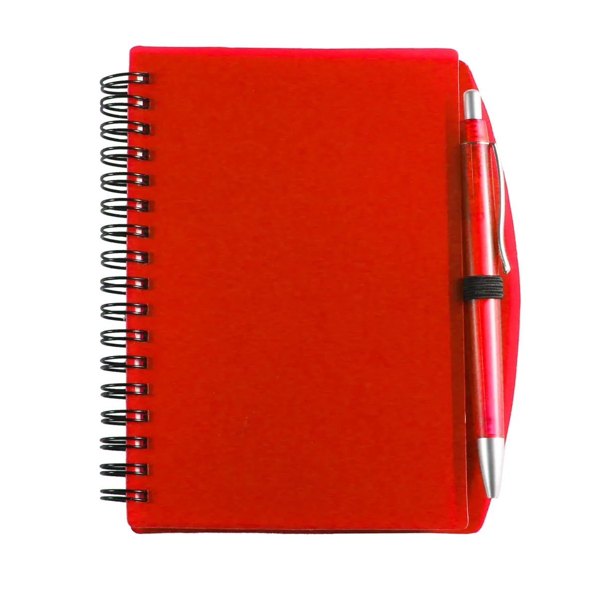 Pocket Notebook with Pen Polypropylene Cover - 5.3 x 6.1 in - product view 10