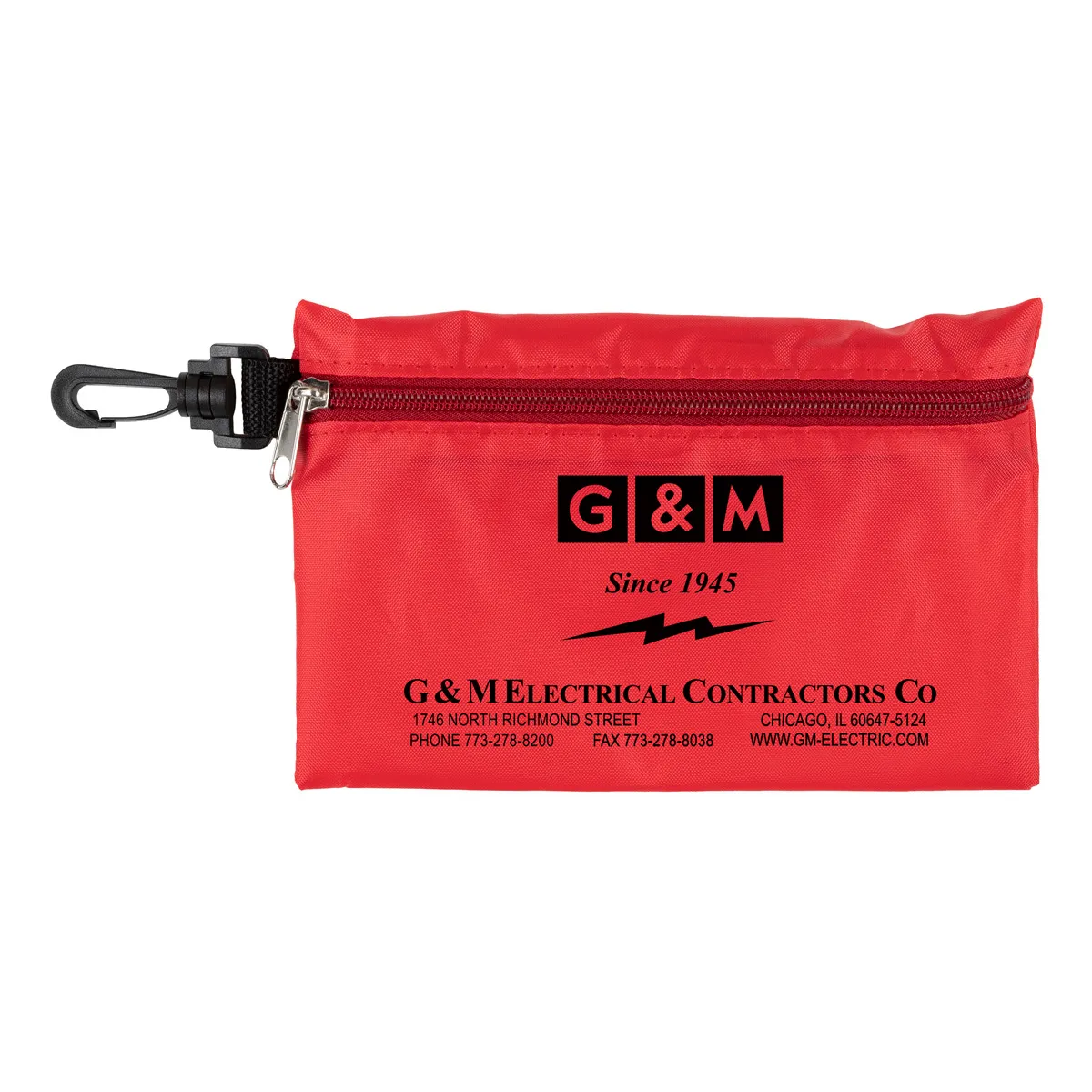 Golf Kit 15 Piece Zippered Pack Carabiner - 7.5 x 5 in - product view 6