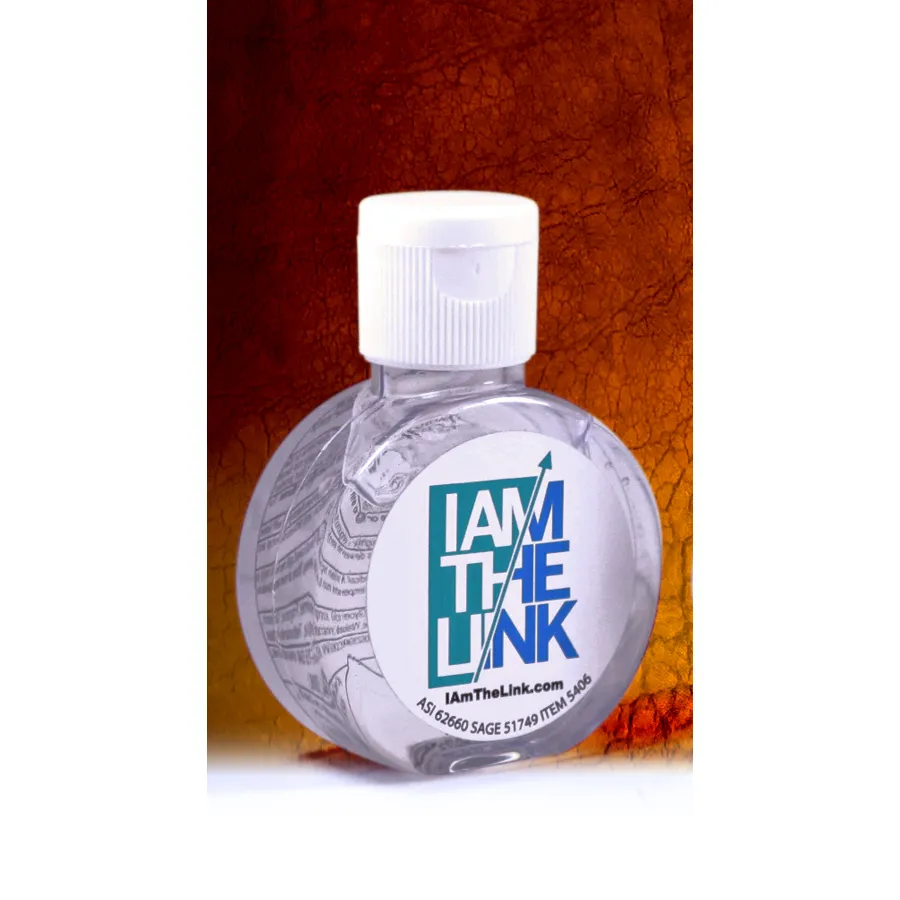 Hand Sanitizer 1 oz Round Flip Top Citrus Scent - 1.5 x 2.6 in - product view 2