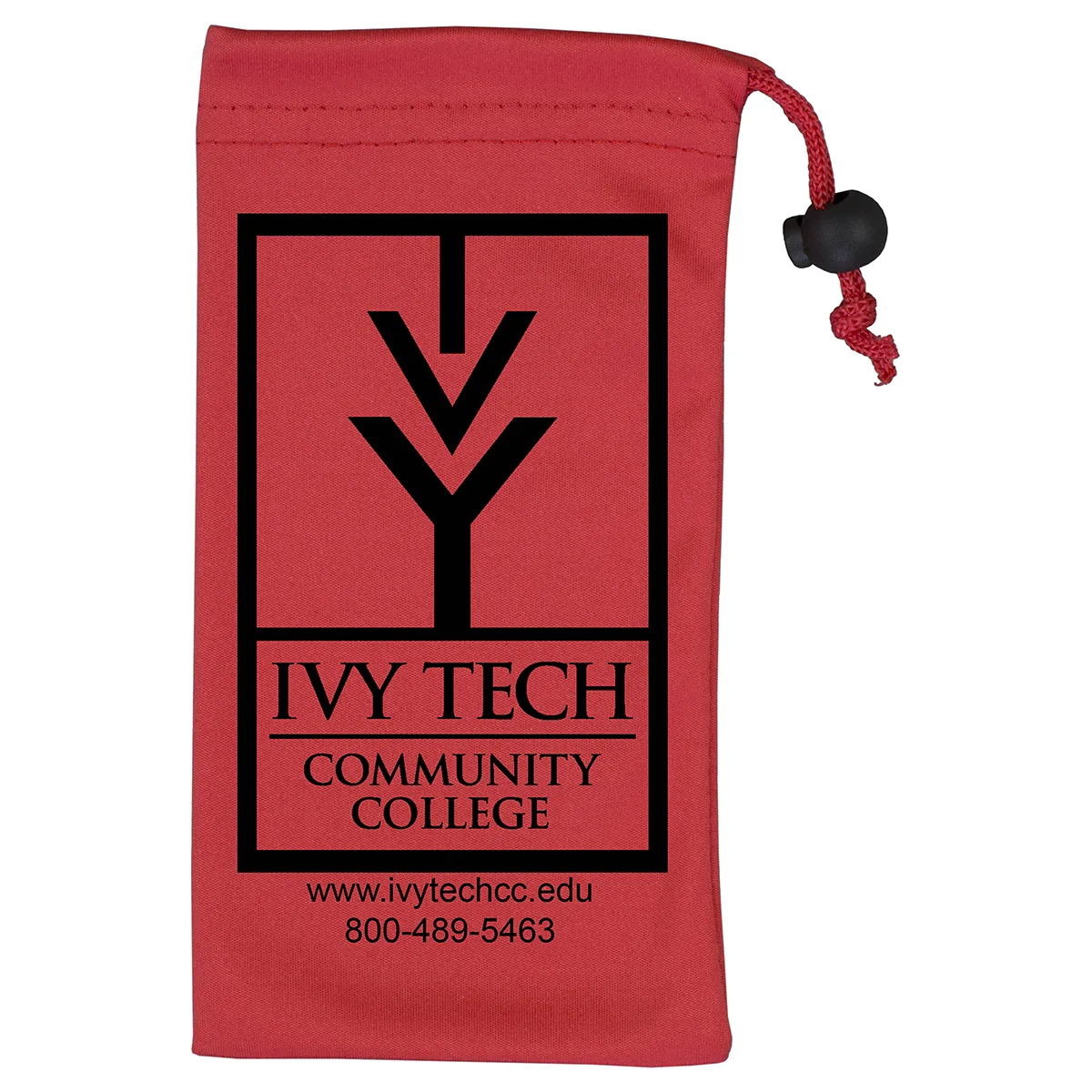 Microfiber Phone Pouch Drawstring Spot Color - 4 x 7.5 in - product view 10