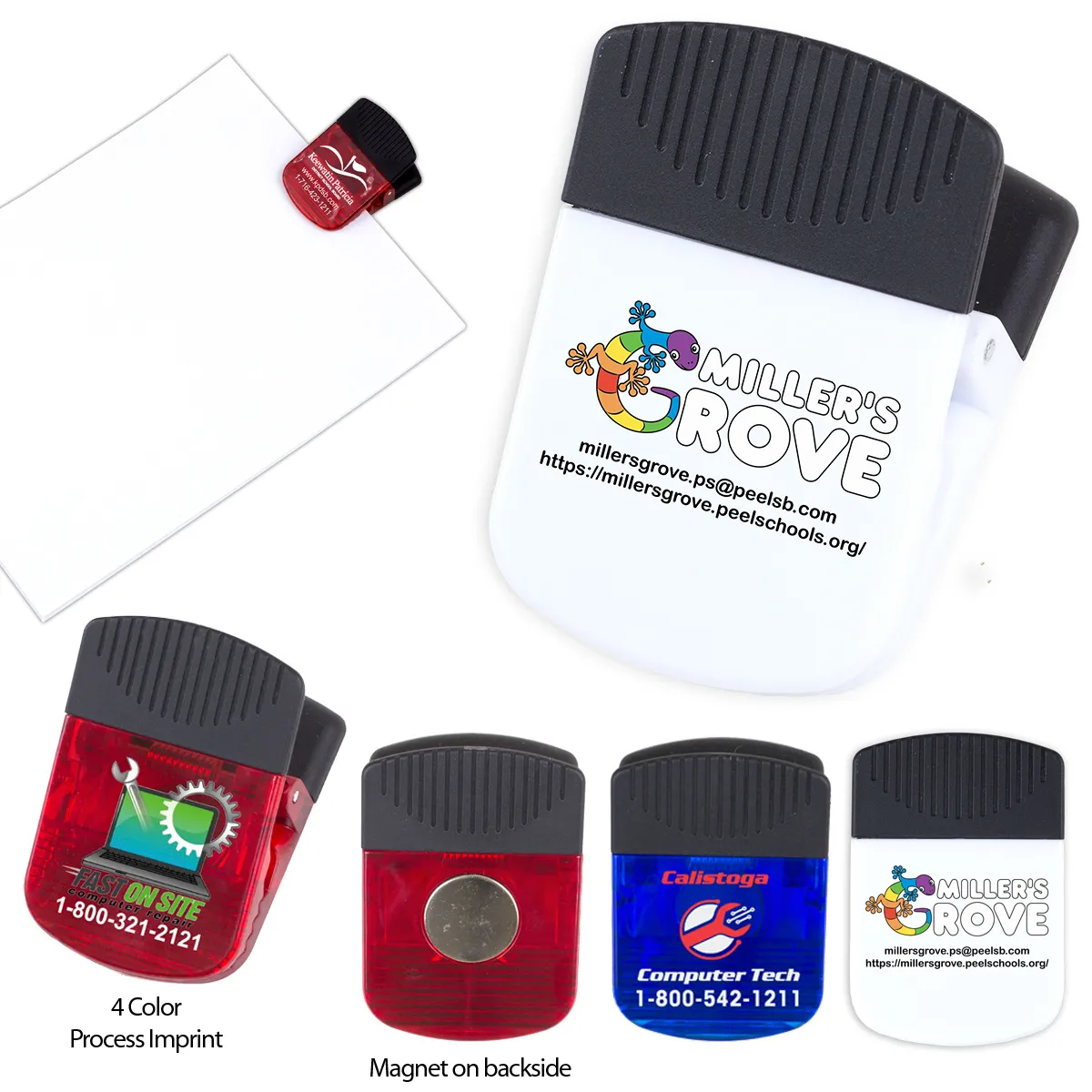 Jumbo Magnetic Clip Polypropylene Strong Hold - 2 x 2.75 in