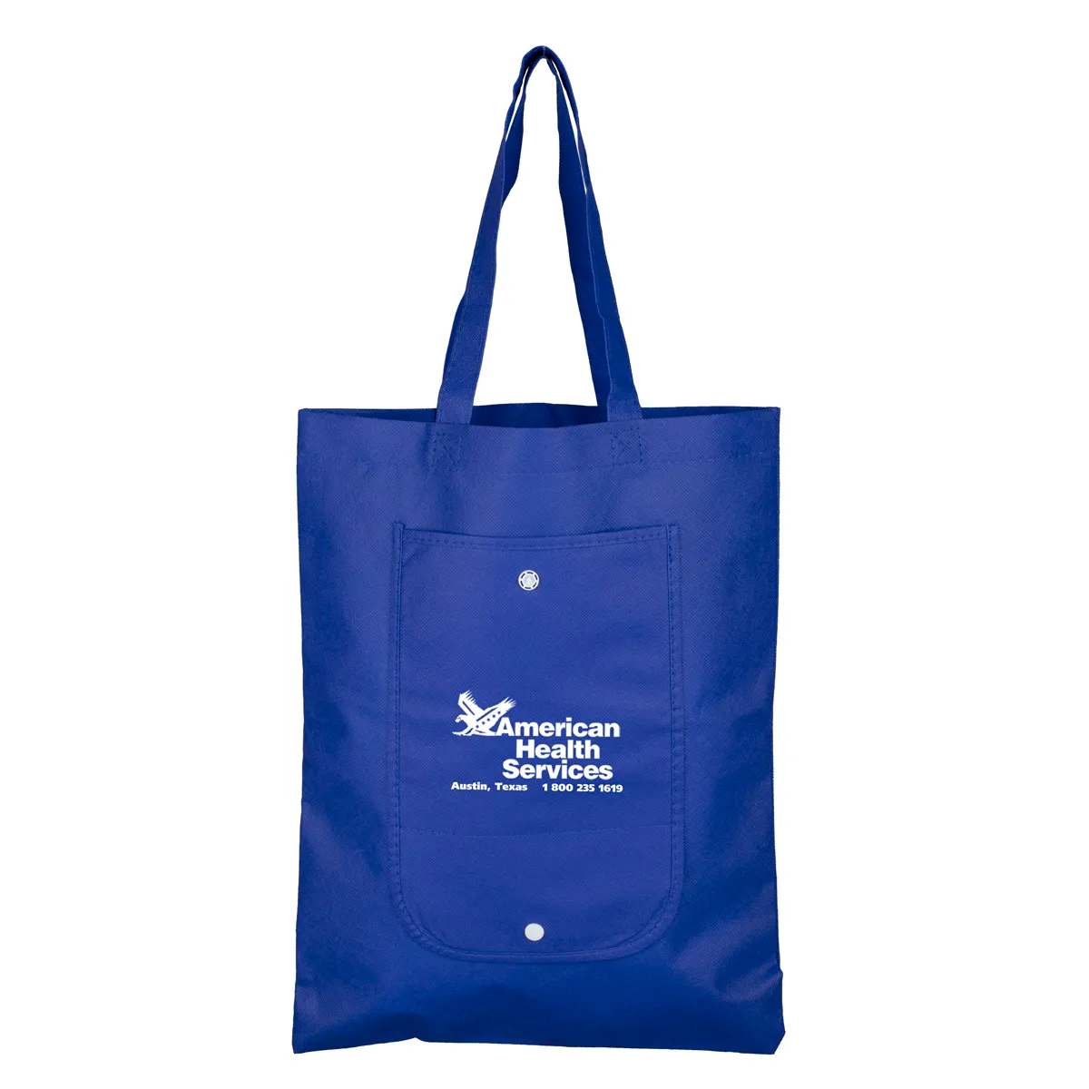 Foldable Tote Bag Non-Woven Compact Pouch - 13 x 17 in - product view 2