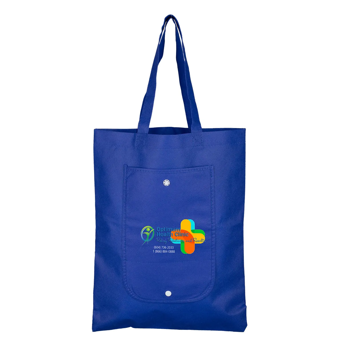 Foldable Tote Bag Non-Woven Compact Pouch - 13 x 17 in - product view 5