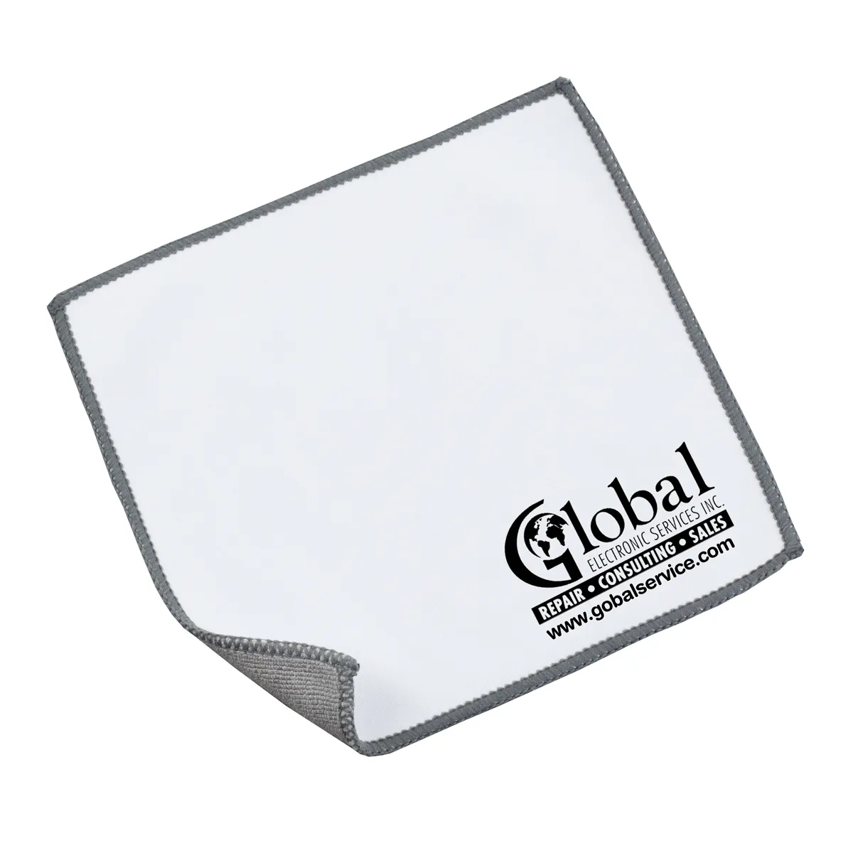 Microfiber Cleaning Cloth Double-Sided Spot Color - 6 x 6 in - product view 6