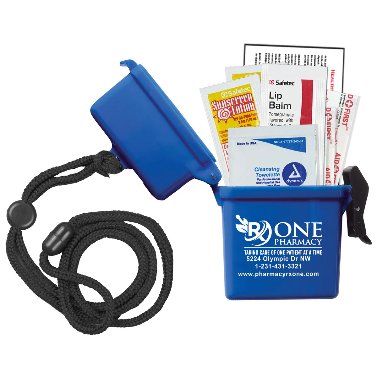 Sun Protection Kit Waterproof Container 8 Piece - 3.1 x 4.1 in - product view 6