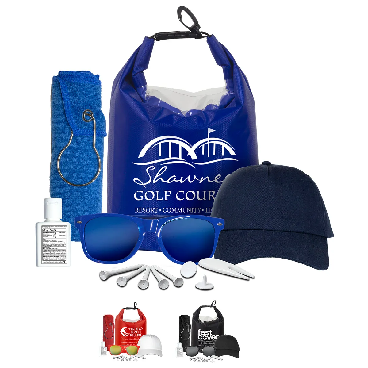 Golf Kit Deluxe 13 Piece Microfiber Dry Bag - 10.8 x 13.6 in - product view 22