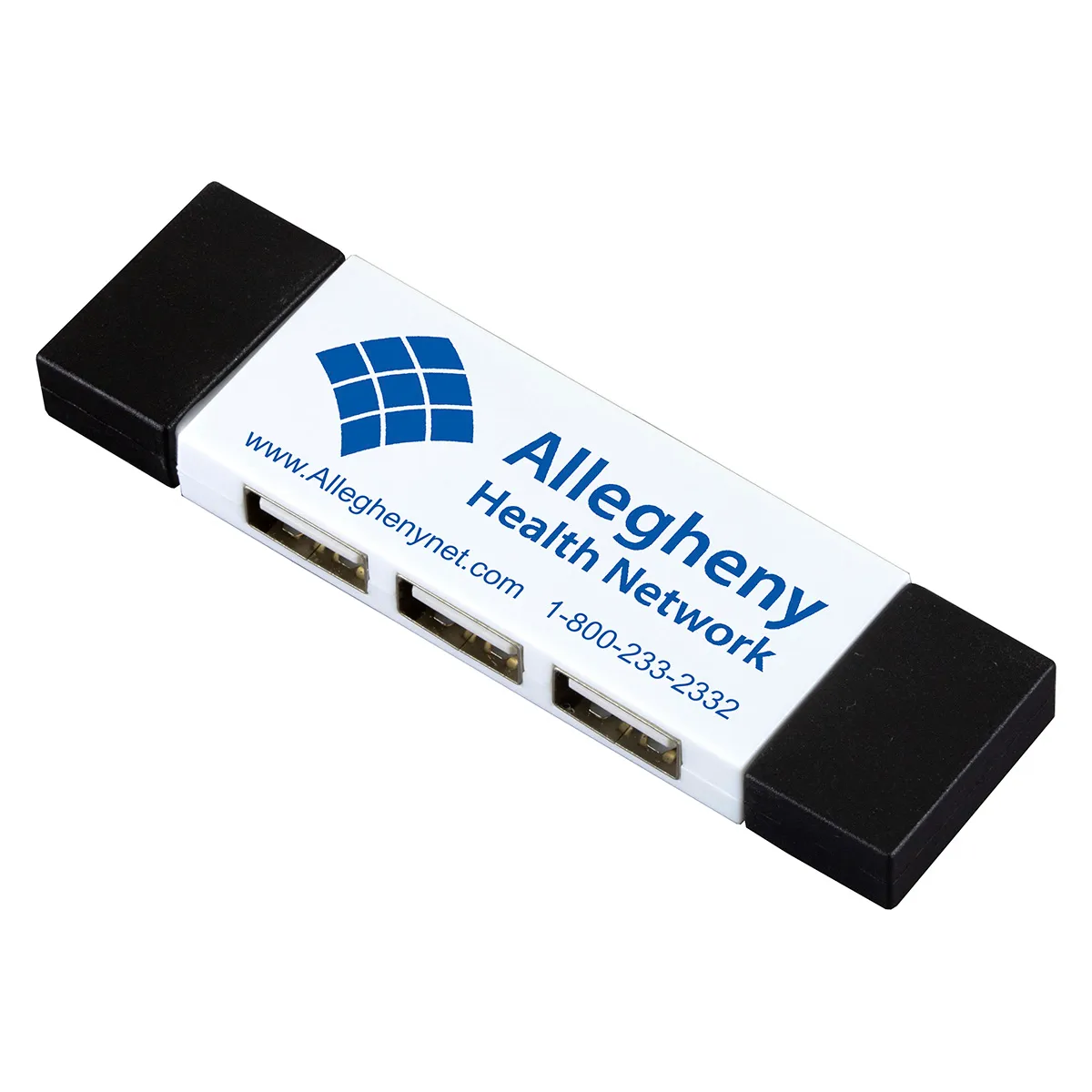 USB Hub 3 Port Mini with Type A Type C Adapter - 3.5 x 1 in - product view 11