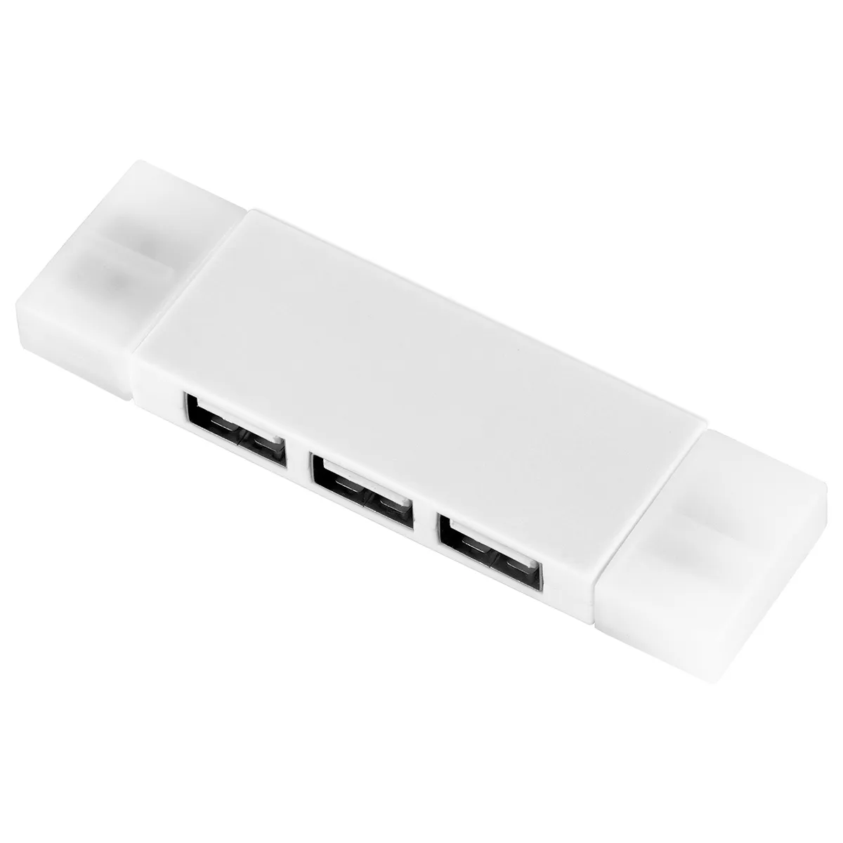 USB Hub 3 Port Mini with Type A Type C Adapter - 3.5 x 1 in - product view 17