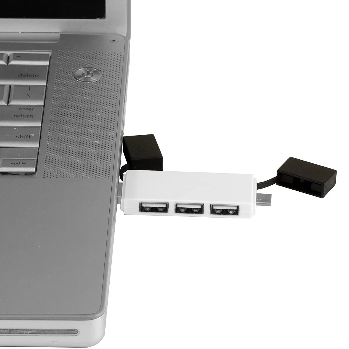 USB Hub 3 Port Mini with Type A Type C Adapter - 3.5 x 1 in - product view 25