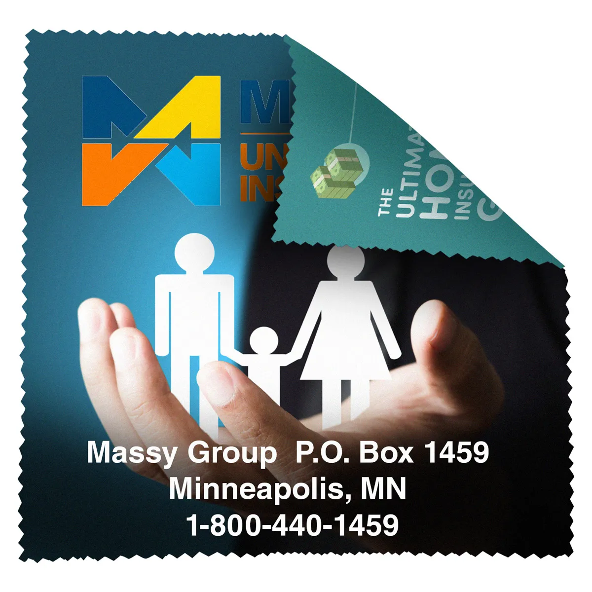 Microfiber Screen Cleaner Cloth Extra Thick XL - 8 x 8 in