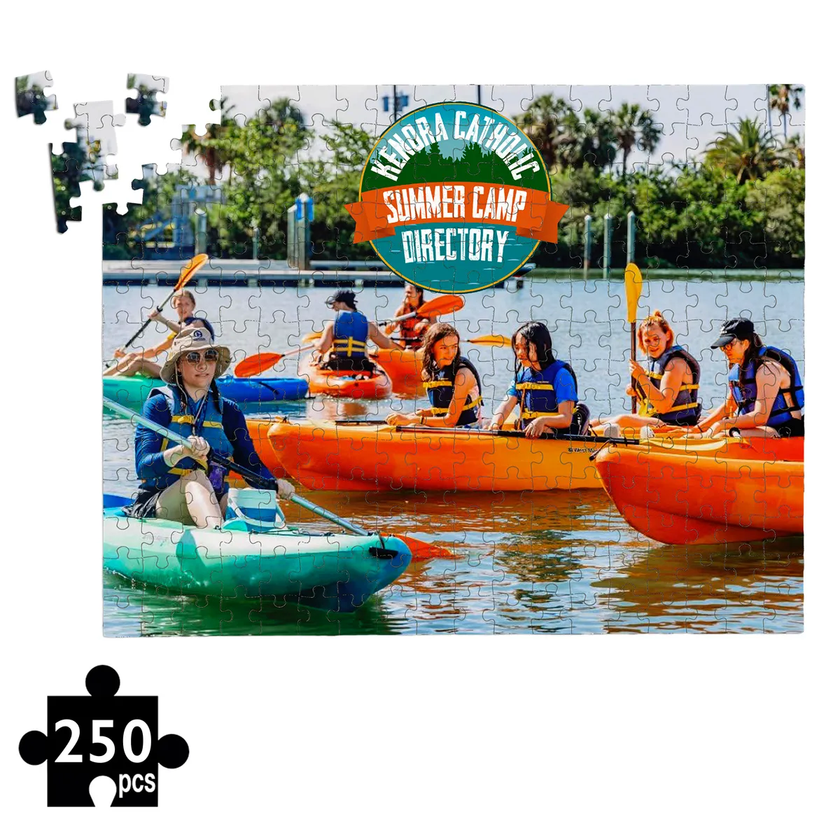 Custom Jigsaw Puzzle 250 Piece Full Color Chipboard - 15 x 11.5 in