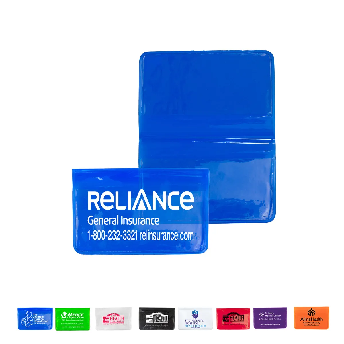 “Majorca” Fold Over Wallet Style Colorful Vinyl Pouch - product view 1