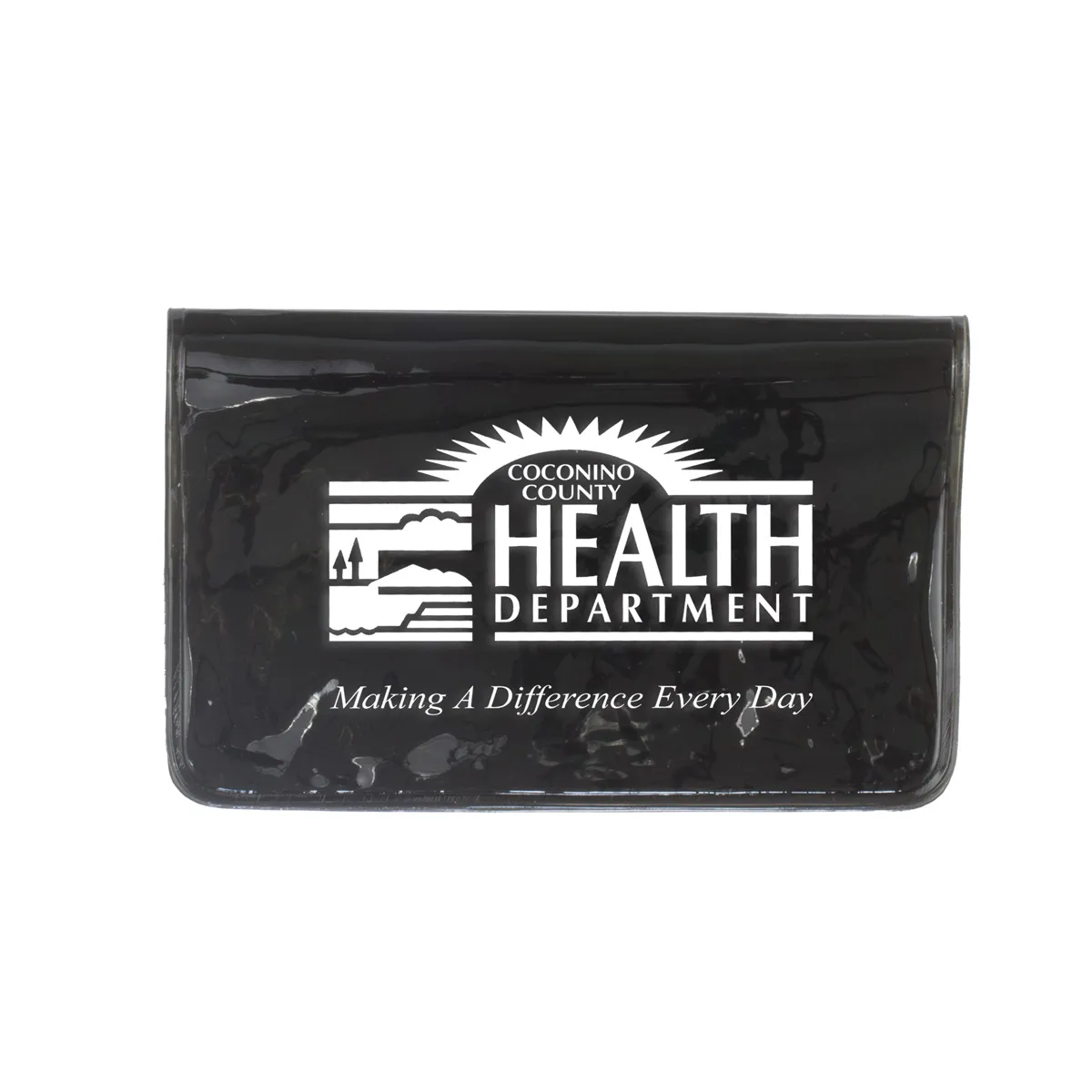 Vinyl Pouch Wallet Style Fold Over Colorful - 4.5 x 2.9 in - product view 2