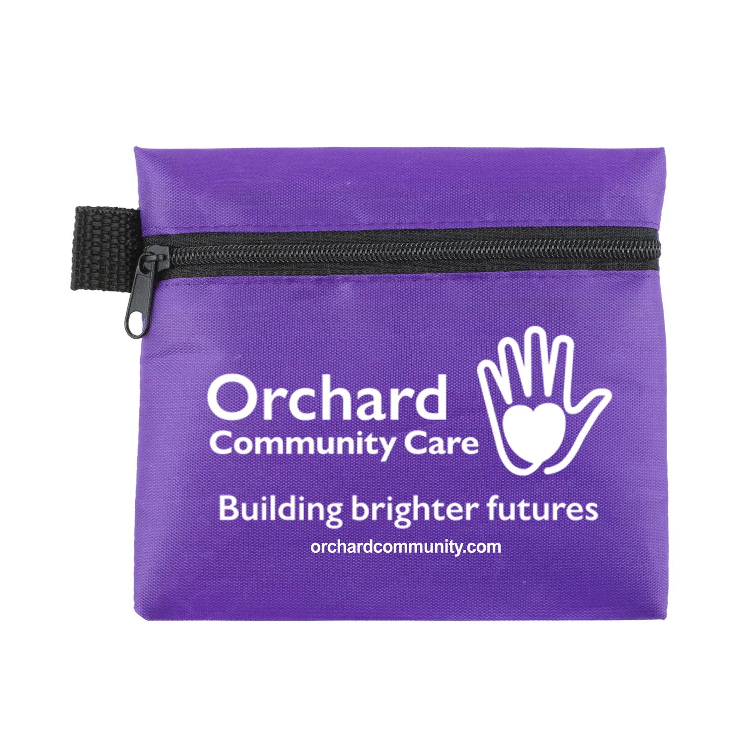 Small Zipper Storage Pouch Polyester Travel - 5 x 4.25 in - product view 3