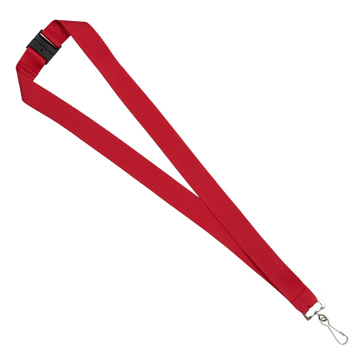Custom Lanyard Polyester Breakaway Safety Release - 1 in Wide - product view 5