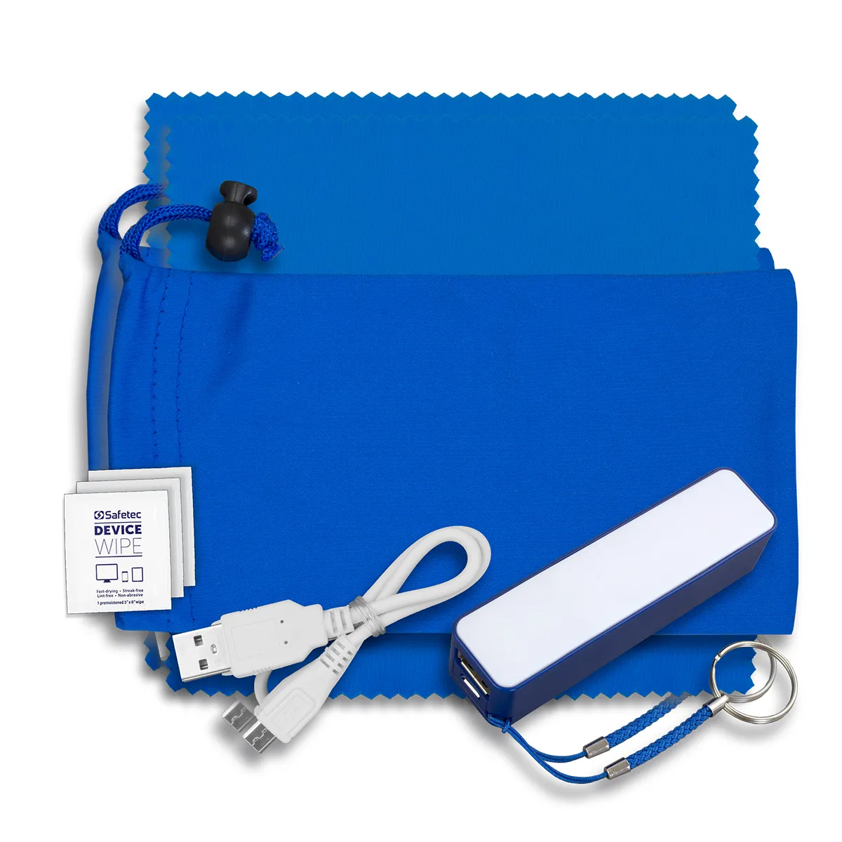 Mobile Tech Power Bank Kit Microfiber Cinch Pack - 3.5 x 7 in - product view 8