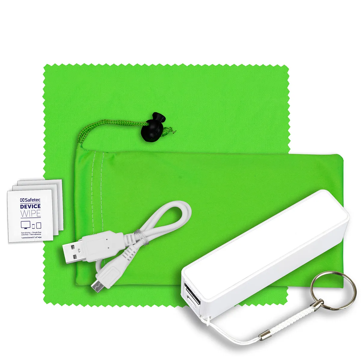 Mobile Tech Power Bank Kit Microfiber Cinch Pack - 3.5 x 7 in - product view 9