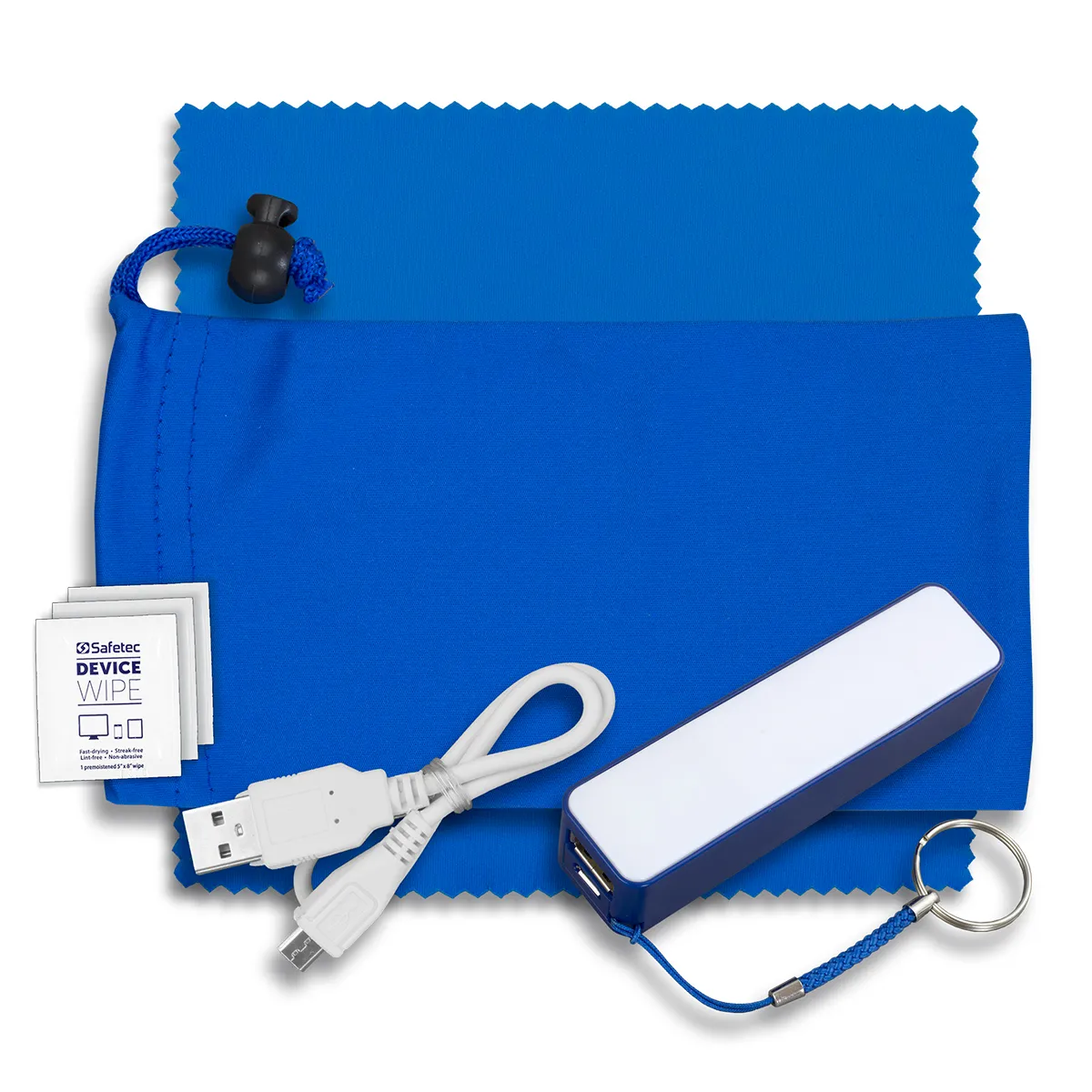 Mobile Tech Power Bank Kit Microfiber Cinch Pack - 3.5 x 7 in - product view 12