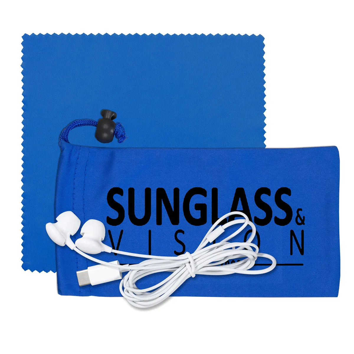 Mobile Tech Earbud Kit Microfiber Cloth Cinch - 3.5 x 7 in - product view 8