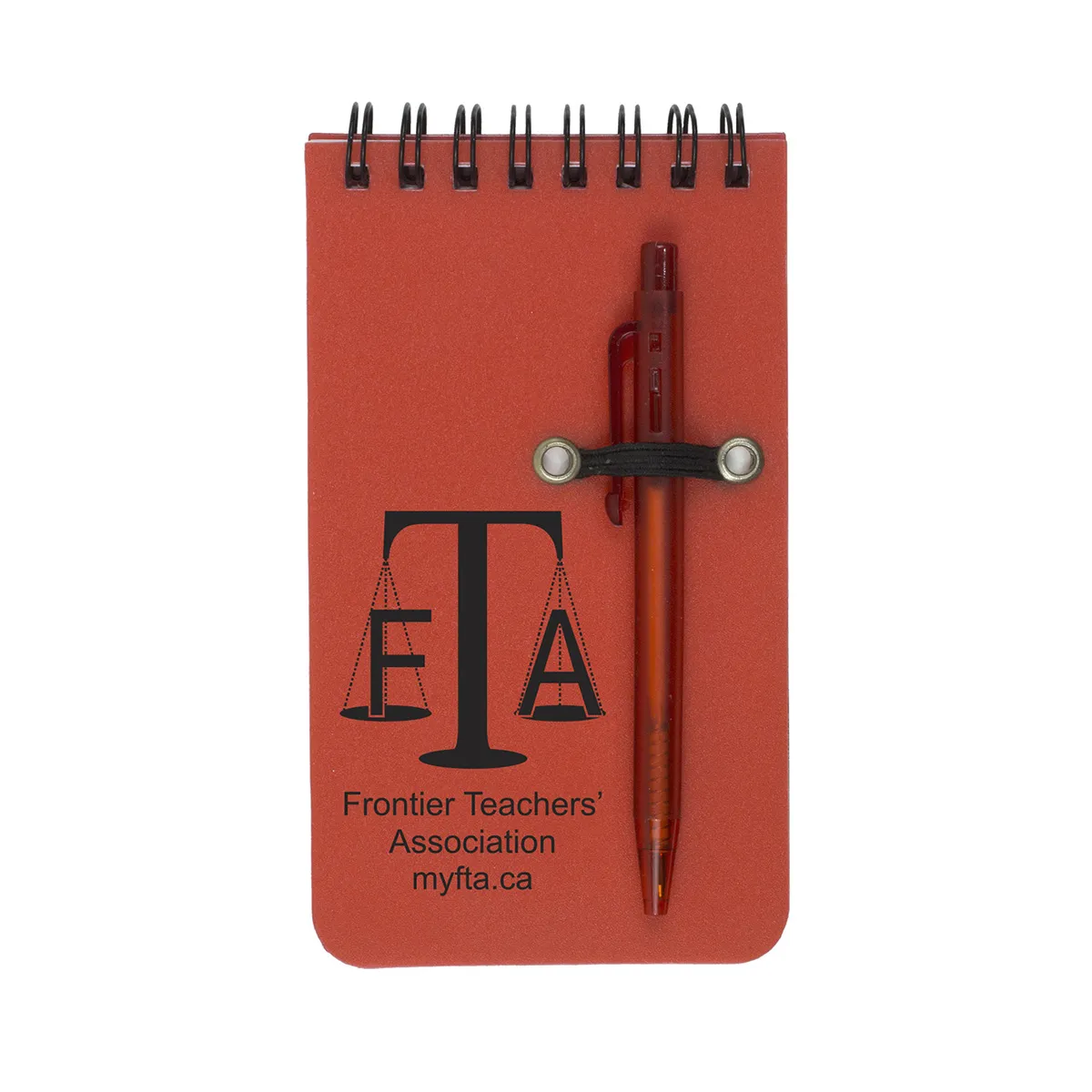 Pocket Spiral Jotter Notepad with Pen Polypropylene - 3 x 5.25 in - product view 5