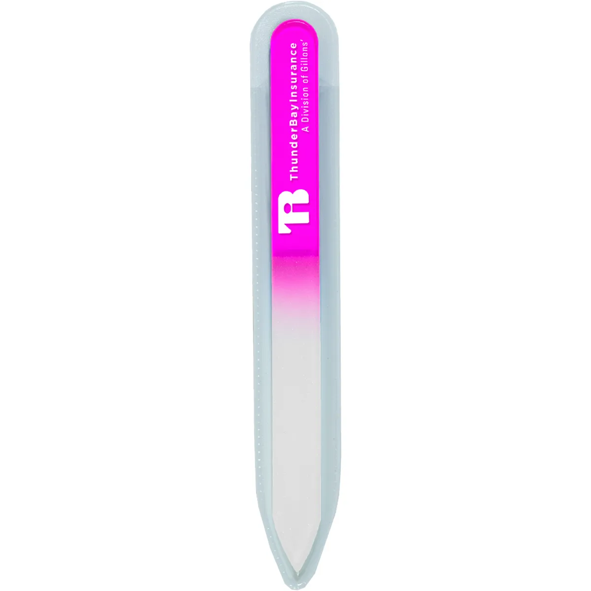 Tempered Glass Nail File with Protective Sleeve - 5.5 x 0.5 in - product view 4